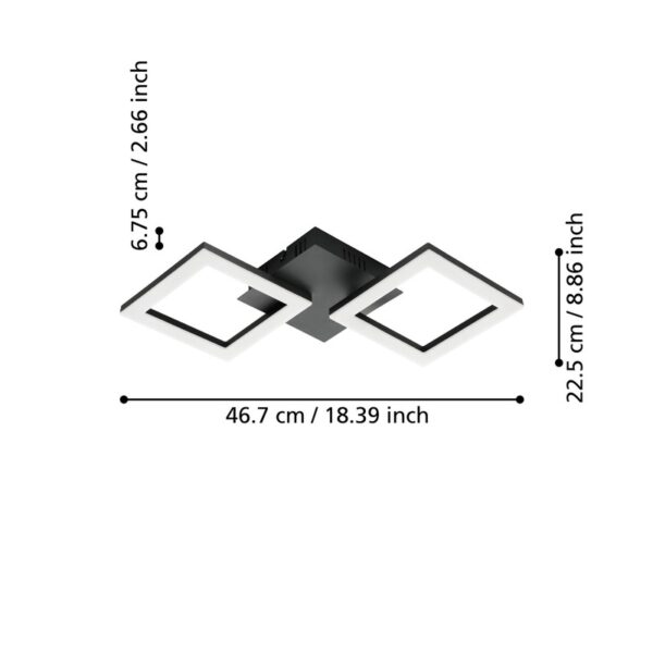 PARANDAY-Z LED PLAFONJERA 900315 EGLO - Image 3