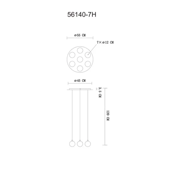 RIHA 56140-7H VISILICA GLOBO LIGHTING - Image 4