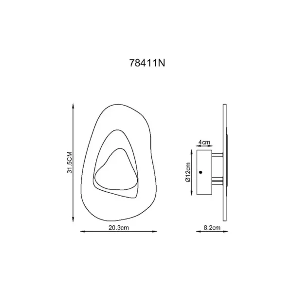 DORSEY 78411N LED ZIDNA LAMPA GLOBO LIGHTING - Image 6