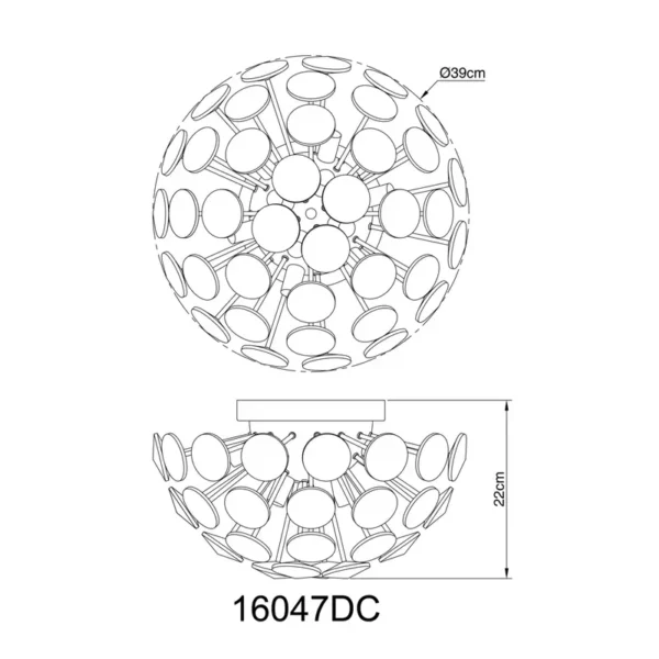 VIRINA 16047DC PLAFONSKI LAMPA GLOBO LIGHTING - Image 4