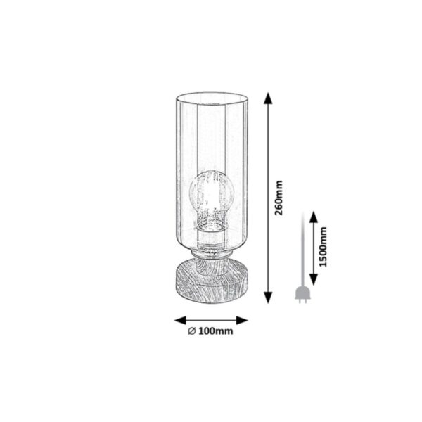 TANNO STONA LAMPA 74120 RABALUX - Image 3