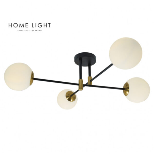 TALIA 74 LUSTER 4XE14 CRNA/ZLATO HOME LIGHT