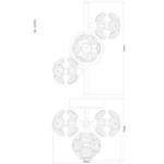 VIRINA 16047-3W ZIDNA LAMPA GLOBO LIGHTING - Slika 4