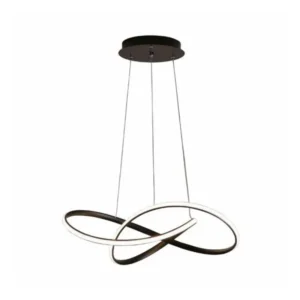 Moderan crni LED luster 60W dimabilan