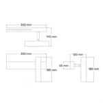 SOLEA 10 ZIDNA LAMPA 15W 3000K CRNA HOME LIGHT - Slika 2