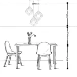 STUDIO VISILICA 3R E27 BK WOOD 011521 MEGGA - Slika 2