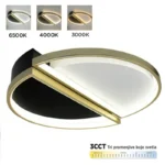 M205492-WBG LED PLAFONSKA LAMPA CRNO-ZLATNA 3000-6000K MITEA LIGHTING