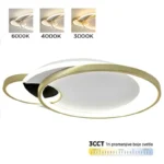 M205495-WGB LED PLAFONSKA LAMPA ZLATNO-BELA 3000-6000K MITEA LIGHTING