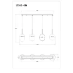 BLACKY I 15345-4MM VISILICA GLOBO LIGHTING - Slika 6