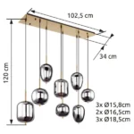 BLACKY I 15345-8MM VISILICA GLOBO LIGHTING - Slika 7