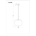 BLACKY I 15345H1MM VISILICA GLOBO LIGHTING - Slika 8
