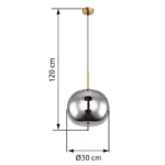 BLACKY I 15345H1MM VISILICA GLOBO LIGHTING - Slika 9