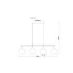 VISILICA MAXY 15548-4H1 GLOBO LIGHTING - Slika 6