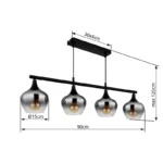 VISILICA MAXY 15548-4H1 GLOBO LIGHTING - Slika 7