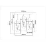 FANNI 15564-3D PLAFONSKA LAMPA GLOBO LIGHTING - Slika 5