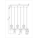 FANNI 15564-6H VISILICA GLOBO LIGHTING - Slika 6