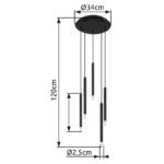BLAKE 15629-5 VISILICA GLOBO LIGHTING - Slika 5