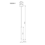 BLAKE 15629W-1 VISILICA GLOBO LIGHTING - Slika 4
