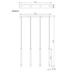 BLAKE 15629W-4 VISILICA GLOBO LIGHTING - Slika 7