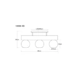 MOITAS 15656-3D PLAFONSKA LAMPA GLOBO LIGHTING - Slika 8