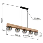 MOITAS 15656-5H VISILICA GLOBO LIGHTING - Slika 9
