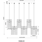 GORLEY 15698-6H VISILICA GLOBO LIGHTING - Slika 7