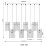 GORLEY 15698-8HM VISILICA GLOBO LIGHTING - Slika 7