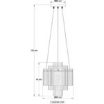 GORLEY 15698H2M VISILICA GLOBO LIGHTING - Slika 5