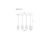 CAYDEN 15747-4H VISILICA GLOBO LIGHTING - Slika 8