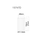 CAYDEN 15747D PLAFONJERA GLOBO LIGHTING - Slika 5
