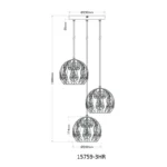 MIKA 15759-3HR SPOT LAMPA GLOBO LIGHTING - Slika 5