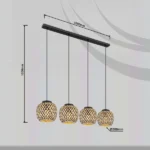 COLLY 15766-4H VISILICA GLOBO LIGHTING - Slika 7