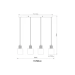 ALEIDIS 15768-4 VISILICA GLOBO LIGHTING - Slika 6