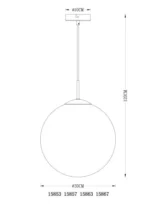 VISILICA VARUS 15857 GLOBO LIGHTING - Slika 5