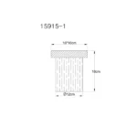 PLAFONSKA LAMPA UNDERWOOD 15915-1 GLOBO LIGHTING - Slika 5