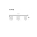 PLAFONSKA LAMPA UNDERWOOD 15915-3 GLOBO LIGHTING - Slika 5
