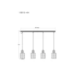 VISILICA UNDERWOOD 15915-4H GLOBO LIGHTING - Slika 6