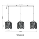 DICHTI 15965-3HS VISILICA GLOBO LIGHTING - Slika 8