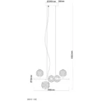 VIRINA 16047-5HC VISILICA GLOBO LIGHTING - Slika 6