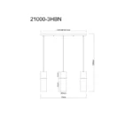 VISILICA ANNIKA 21000-3HBN GLOBO LIGHTING - Slika 6