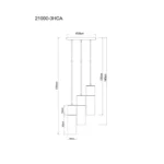 VISILICA ANNIKA 21000-3HCA GLOBO - Slika 6