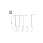 VISILICA ANNIKA 21000-4HB GLOBO - Slika 6