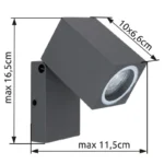 VERONIKA 34164W SPOLJNA LAMPA GLOBO LIGHTING - Slika 6