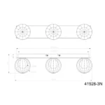 ANDER 41928-3N PLAFONSKA LAMPA GLOBO LIGHTING - Slika 9