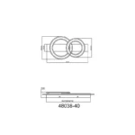 JAYDEN 48038-40 LED PLAFONSKA LAMPA GLOBO LIGHTING - Slika 9