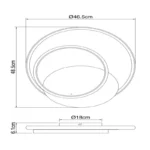 RODAN LED PLAFONJERA 48438-36 GLOBO - Slika 8