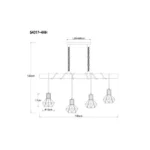PRISKA 54017-4HH VISILICA GLOBO LIGHTING - Slika 10