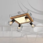 PRISKA 54017D4 PLAFONSKA LAMPA GLOBO LIGHTING - Slika 12