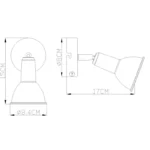 NAMUS SPOT LAMPA 54649-1 GLOBO LIGHTING - Slika 2