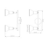 NAMUS SPOT LAMPA 54649-2 GLOBO LIGHTING - Slika 2